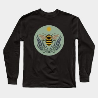 Bee + Lavender Long Sleeve T-Shirt